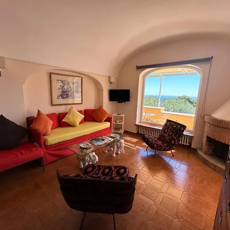 Private Sea View Con Terrazza E Giardino דירה *