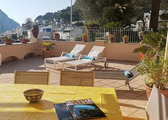 Private Sea View Con Terrazza E Giardino Apartment Capri